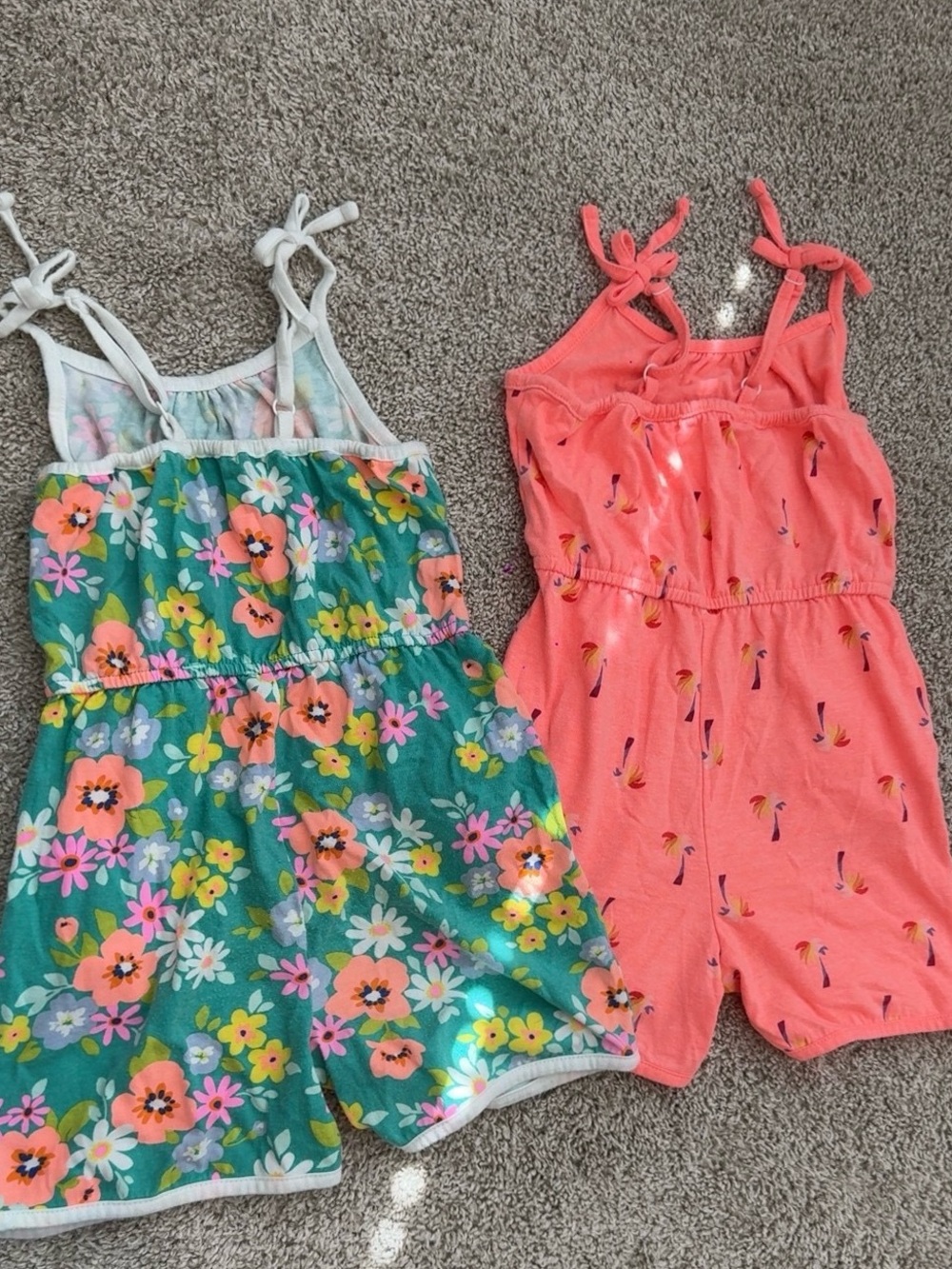 Girls' Set of Two Rompers - Picture 2 of 2